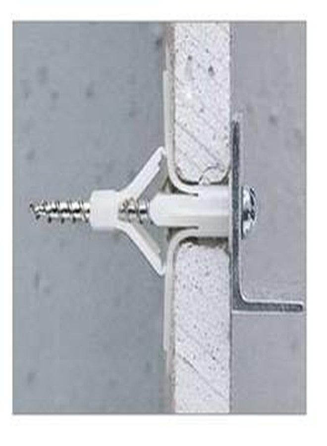 لافلي LOVELY® 10X32 مم نايلون توغذر دري وول باترفلاي قابس - عبوة من 50 قطعة. - Image 2